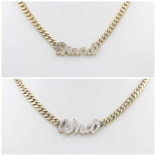 Personalized Name Cuban link Necklace