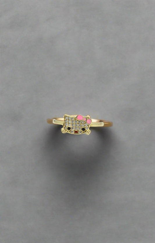 10K Hello Kitty Gold Ring