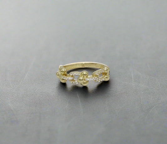 Tiffany Gold Link Chain Ring